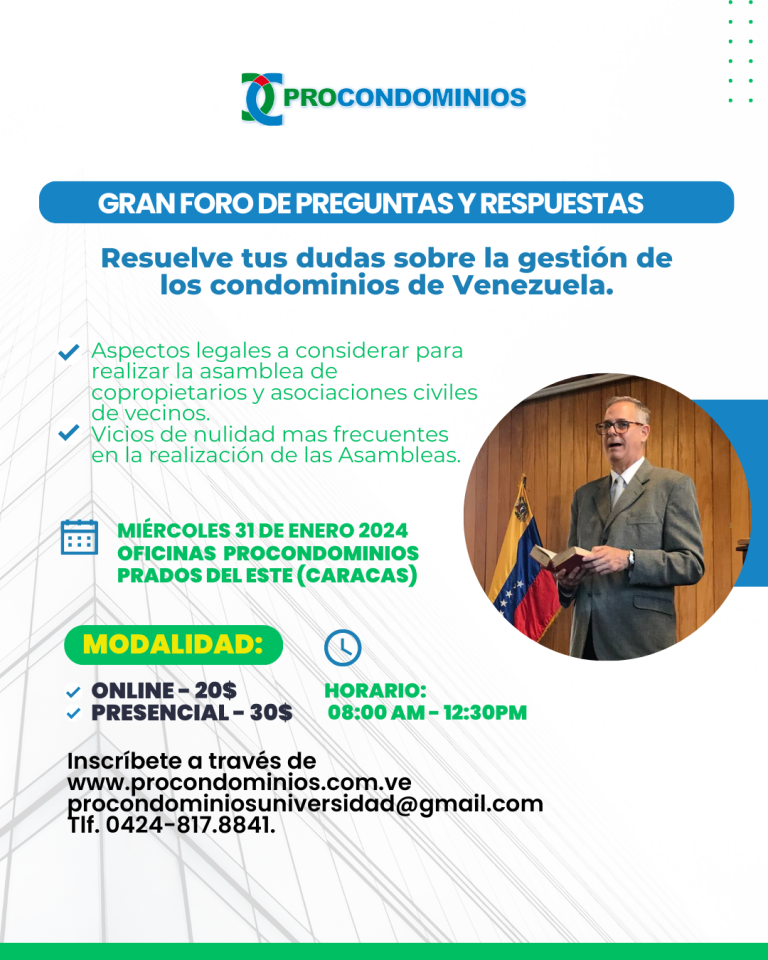 Foro Preguntas y respuestas de condominios