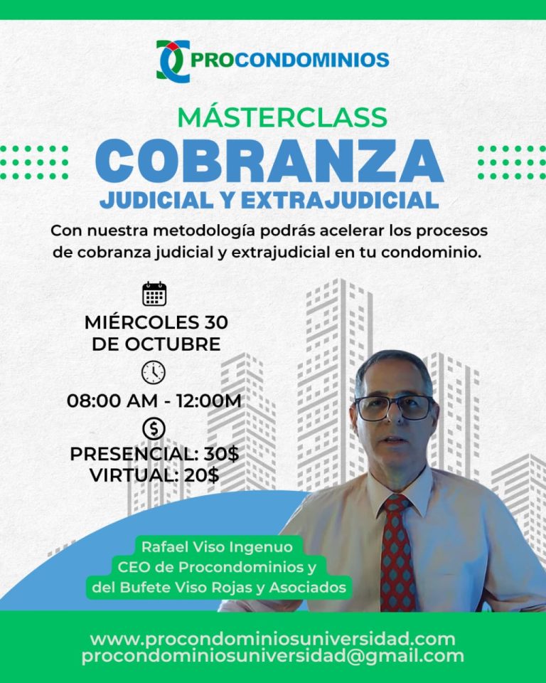 Másterclass de Cobranza Judicial y extrajudicial